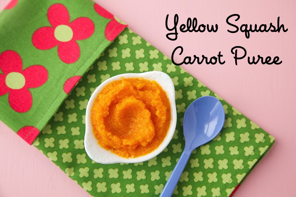 Yellow Squash Carrot Puree