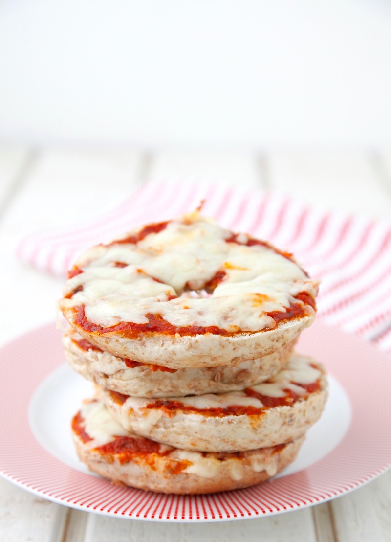 Pizza Bagels from Weelicious