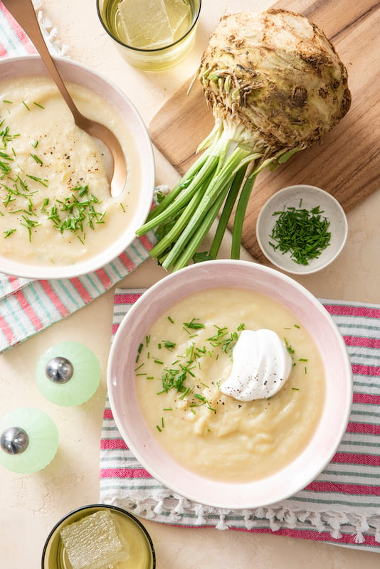 Celery Root Soup from Weelicious.com