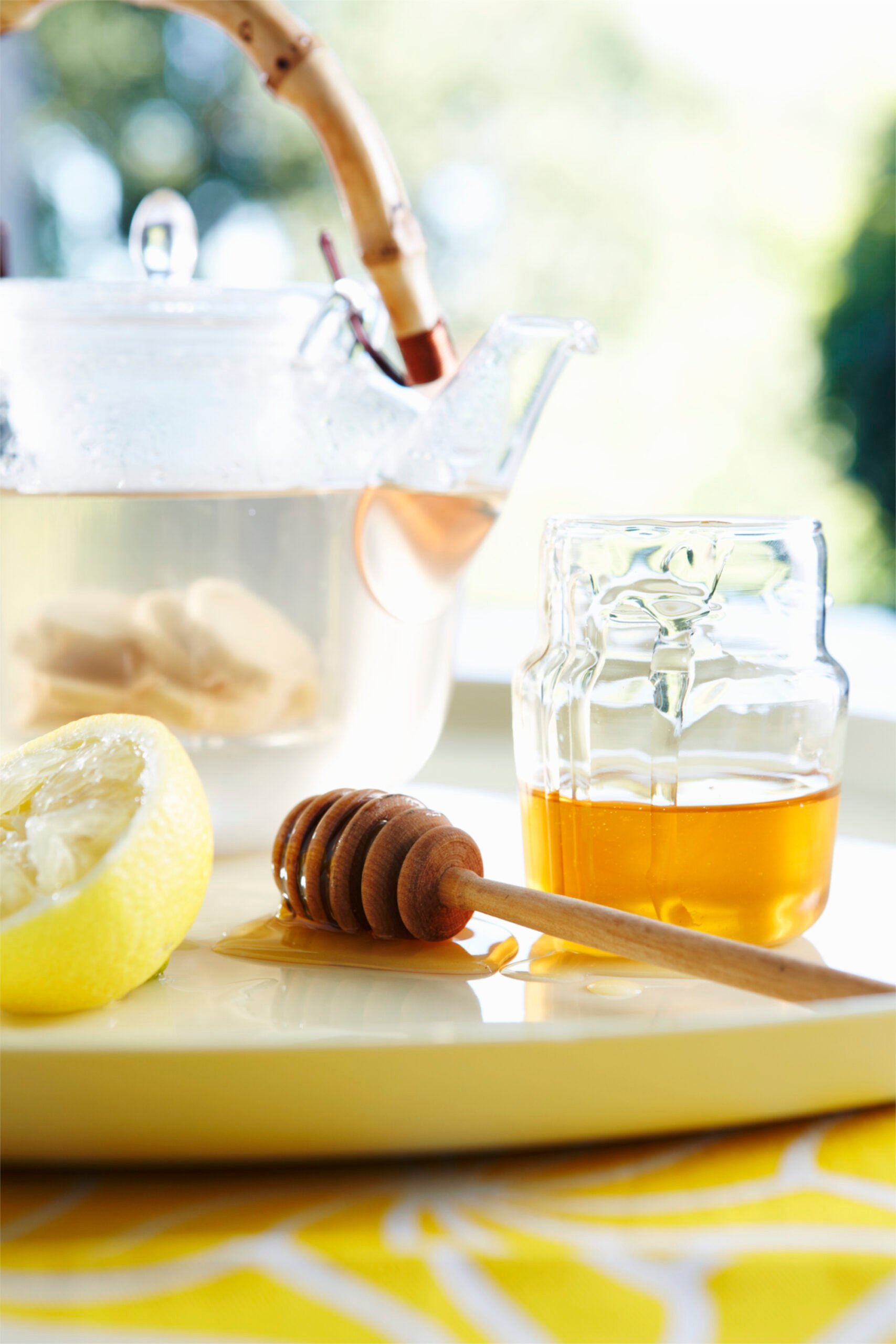 Ginger Lemon Honey Tea from weelicious.com