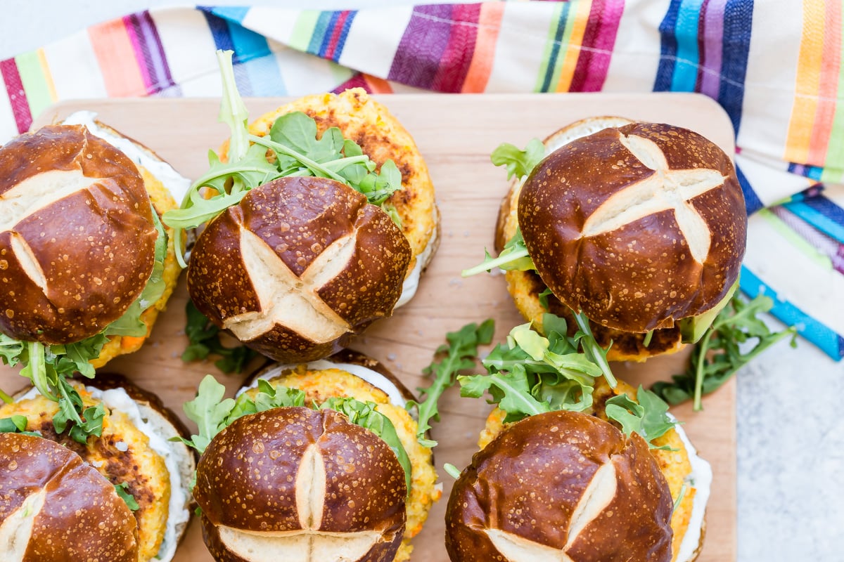 Garbanzo Burgers Weelicious