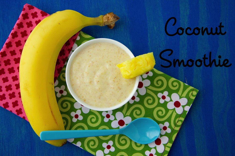 Coconut Smoothie Baby Food