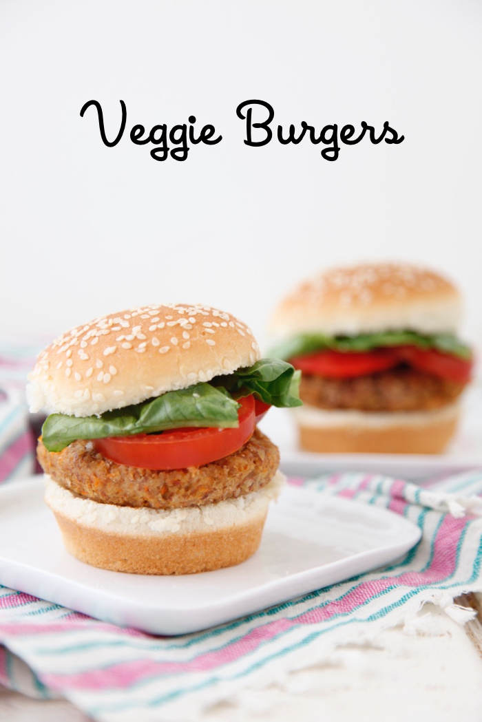 Veggie Burgers from weelicious.com