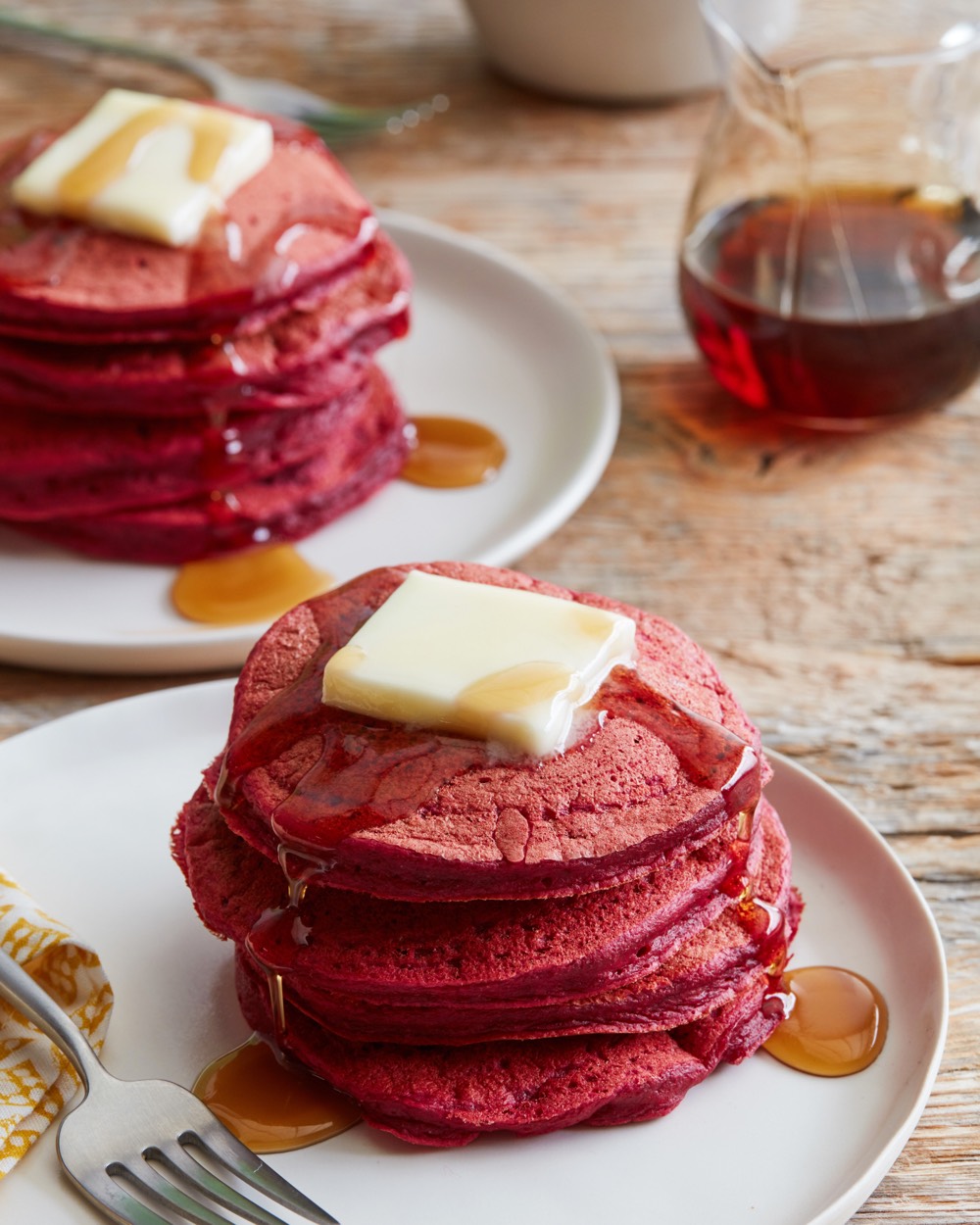 Red Beet Pancakes from weelicious.com
