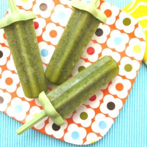 Green Ice Pops from Weelicious.com