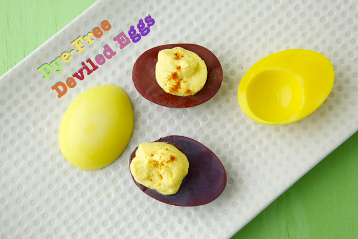 Dye-Free Deviled Eggs