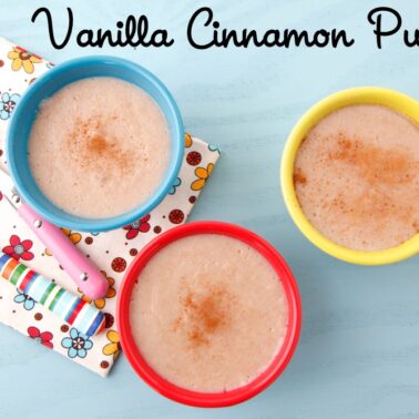 Vanilla Cinnamon Pudding from Weelicious