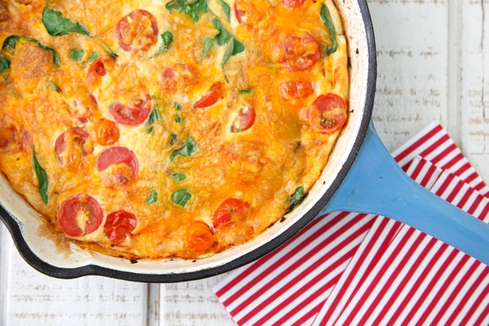 Vegetable Frittata from Weelicious