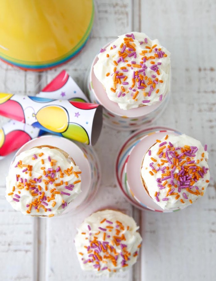 Dye-Free Confetti Cupcakes from Weelicious 