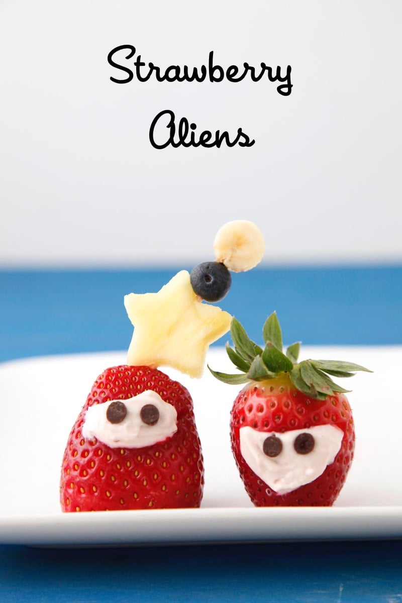 Strawberry Aliens from Weelicious