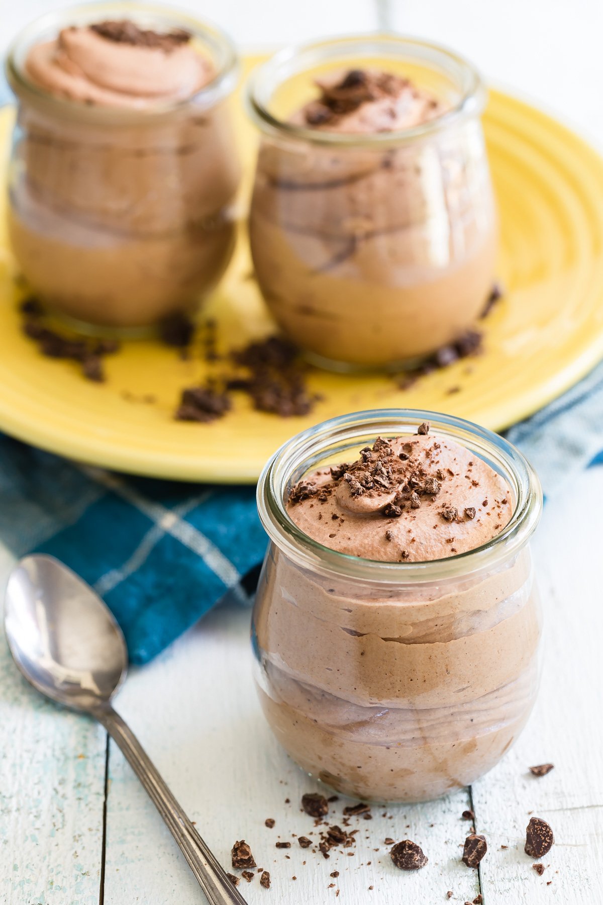 Eggless Chocolate Mousse from weelicious.com