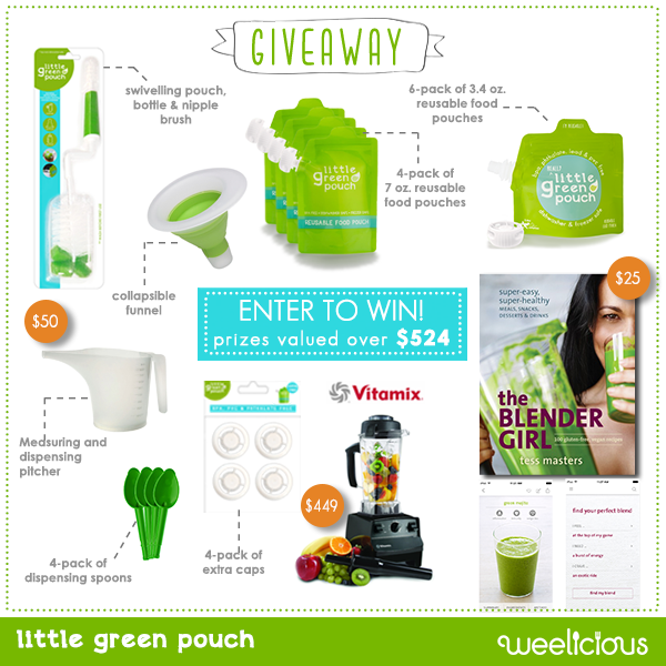 Little Green Pouch Giveaway from Weelicious