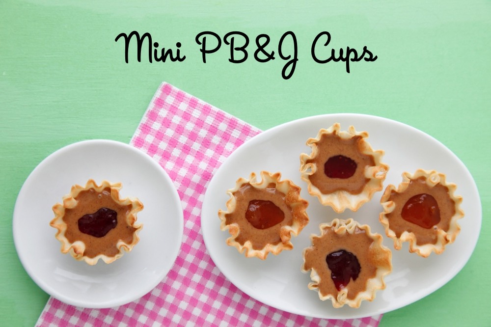 Mini PB&J Cups + 4 Things You Didn't Know about Milk from weelicious.com