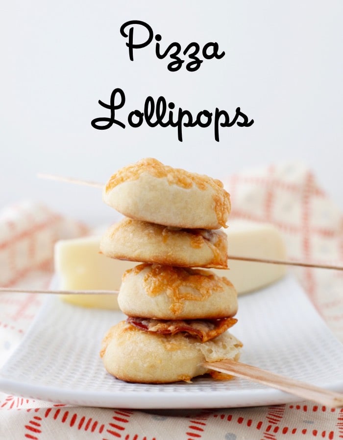 Pizza Lollipops from weelicious.com