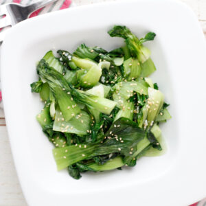 Sauteed Baby Bok Choy from weelicious.com