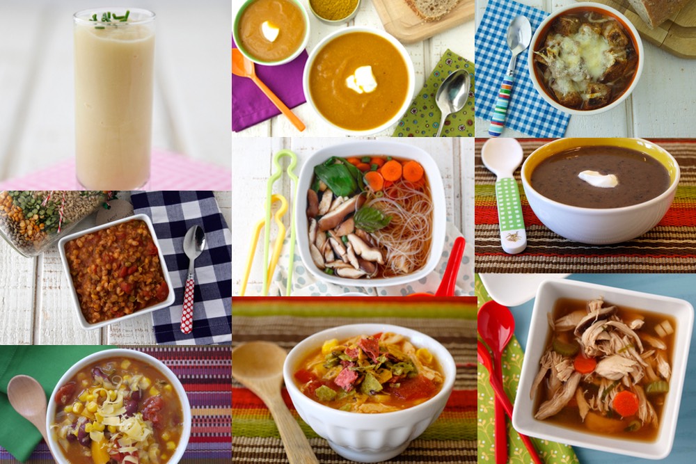 9 Soups to Make and Freeze from weelicious.com