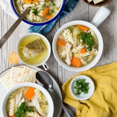 Slow Cooker Chicken Noodle Soup from weelicious.com