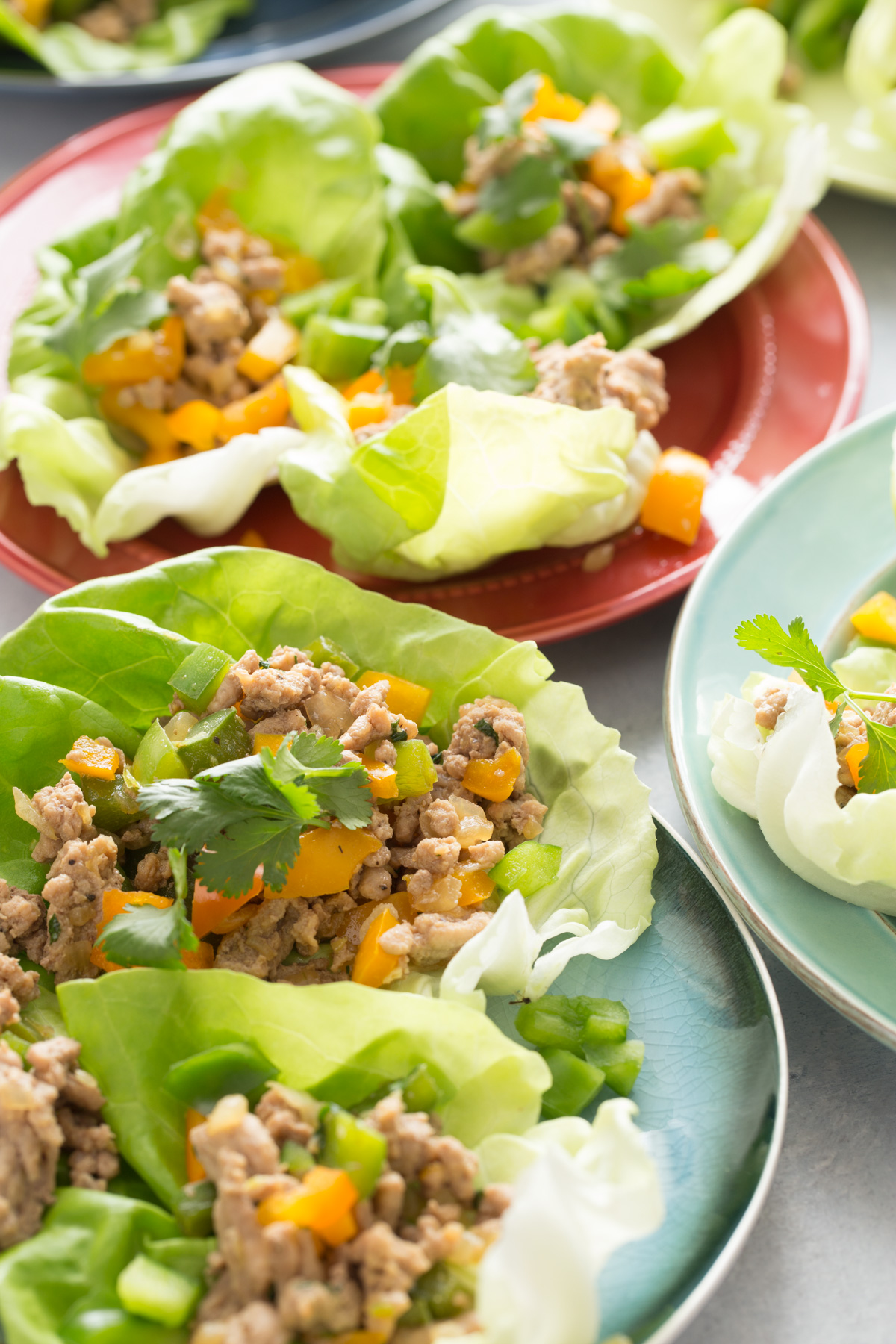 Stir Fried Chicken in Lettuce Cups from weelicious.com