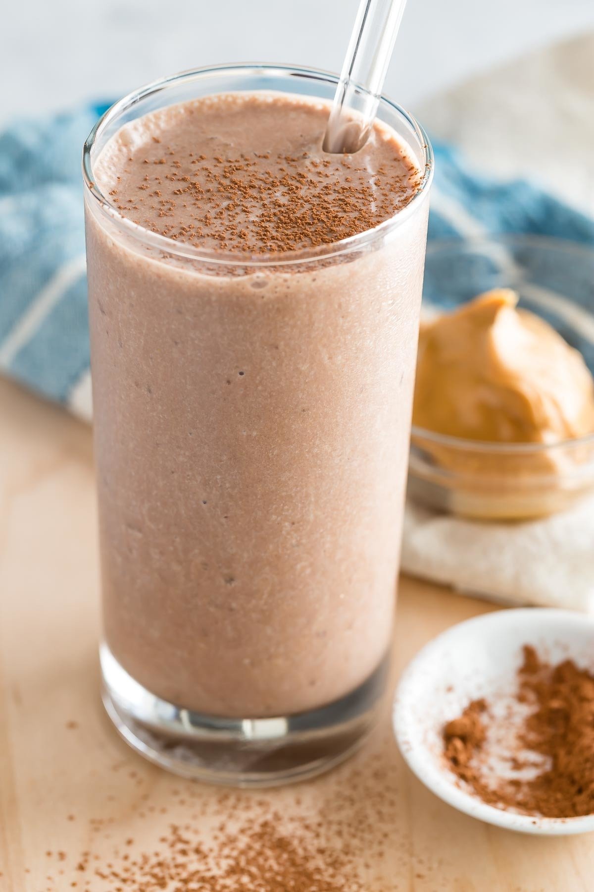 Chocolate Peanut Butter Smoothie from weelicious.com