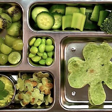 St. Patrick's Day School Lunch from Weelicious.com